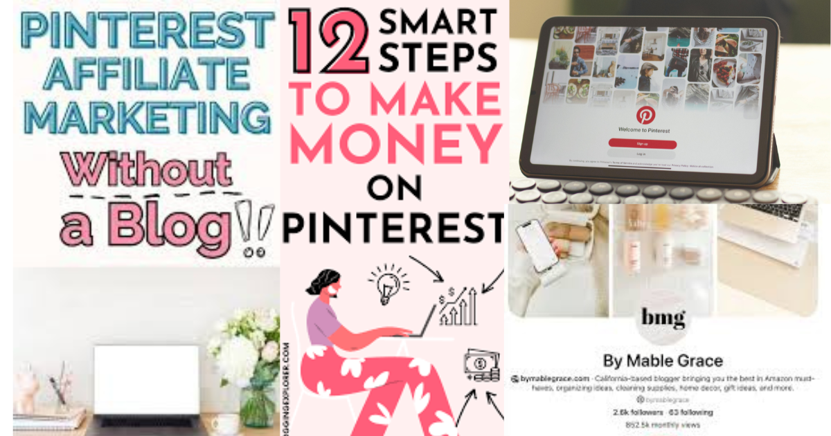 Pinterest Affiliate Marketing : A Simple Way to Earn Money Online Without a Blog